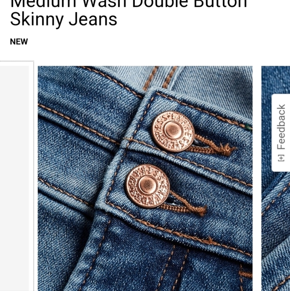 EXPRESS Conscience Edit High Waisted Blue Jeans Size 4 - Picture 5 of 12